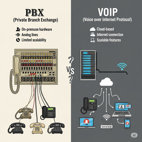 PBX vs VoIP Business Communication